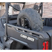 Can-Am CA-800ST spare tire bed mount on utility vehicle for easy storage