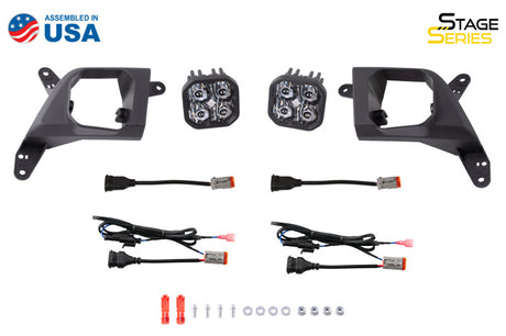 Diode Dynamics SS3 Type SV2 LED Fog Light Kit Pro - White SAE Fog - DD6833