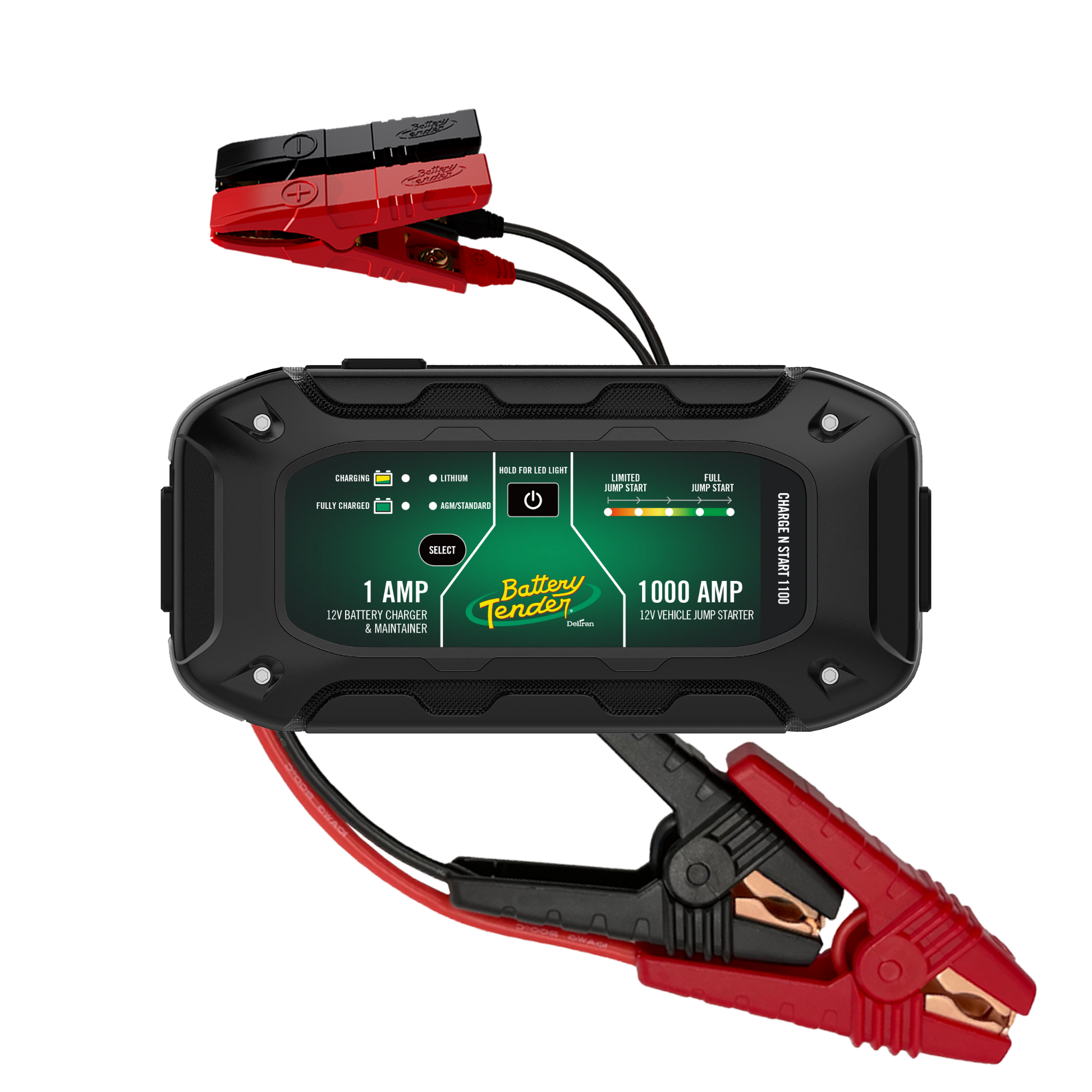 Battery Tender Charge N Start Battery Charger 030-7010-WH - Amp Btry 1000 Amp