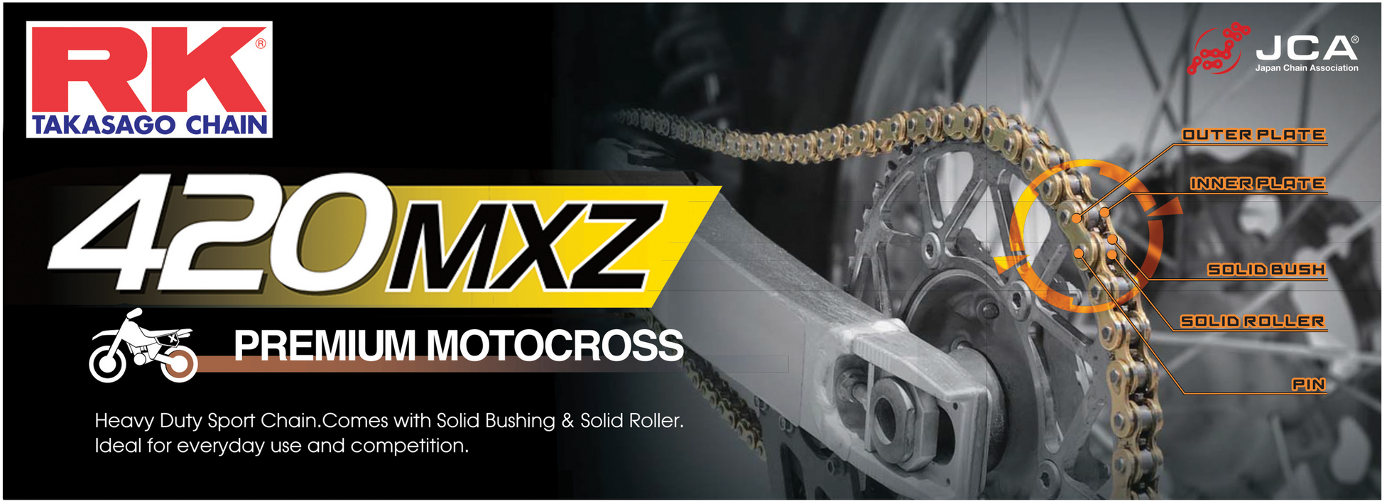 RK Excel 420 MXZ Drive Chain 420MXZ-126 - 420MXZ 126