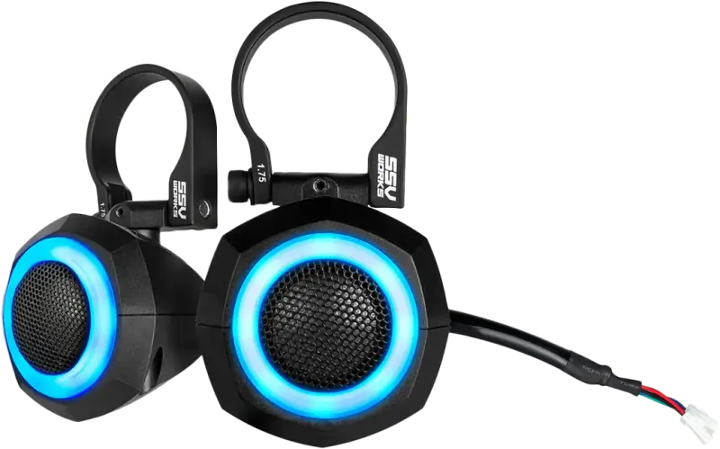 Cage Mount Tweeters With Rgb Ring - SSV WORKS