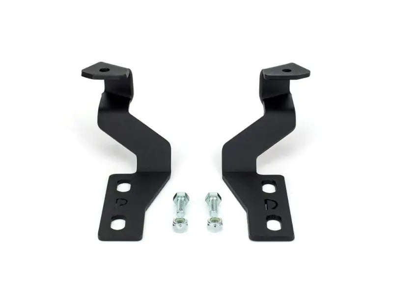 Cali Raised 14-21 Toyota Tundra Low Profile Ditch Light Brackets Kit - Only - Lights