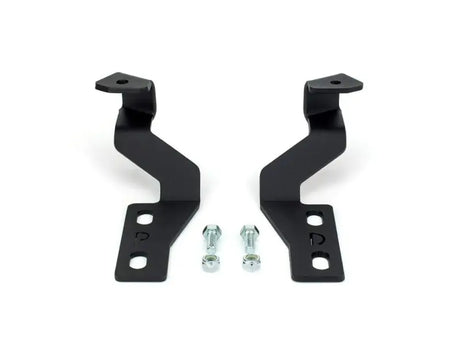 Cali Raised 14-21 Toyota Tundra Low Profile Ditch Light Brackets Kit - Only - Lights