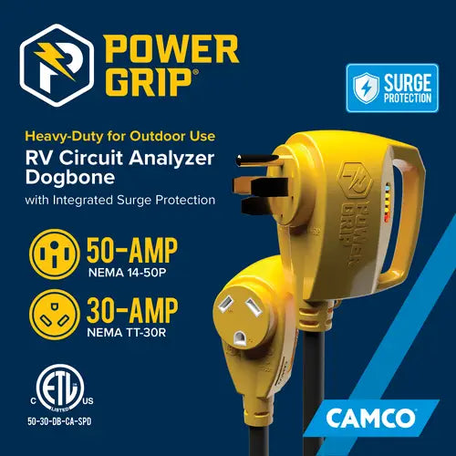 Camco 55563 Power Cord Adapter