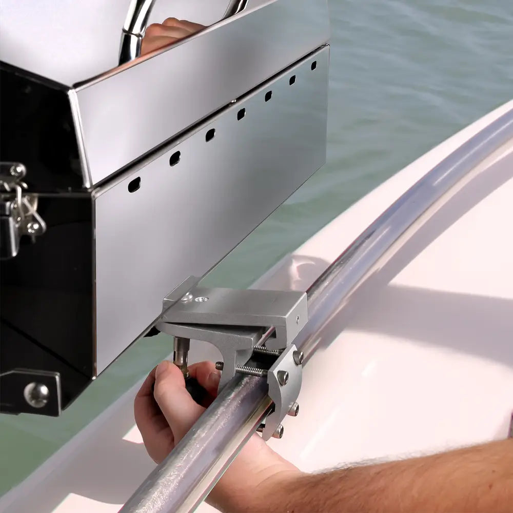 Camco Marine No Supplier Warranty Barbeque Grill Mount 58195 - Mount-Stow GO Quick-Release