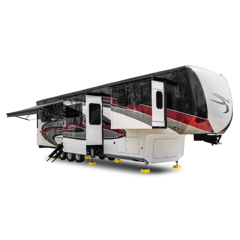 Camco Nesting Design For RV Storage Leveling Block 44539 - Fasten Big Blocks T-Handle PK