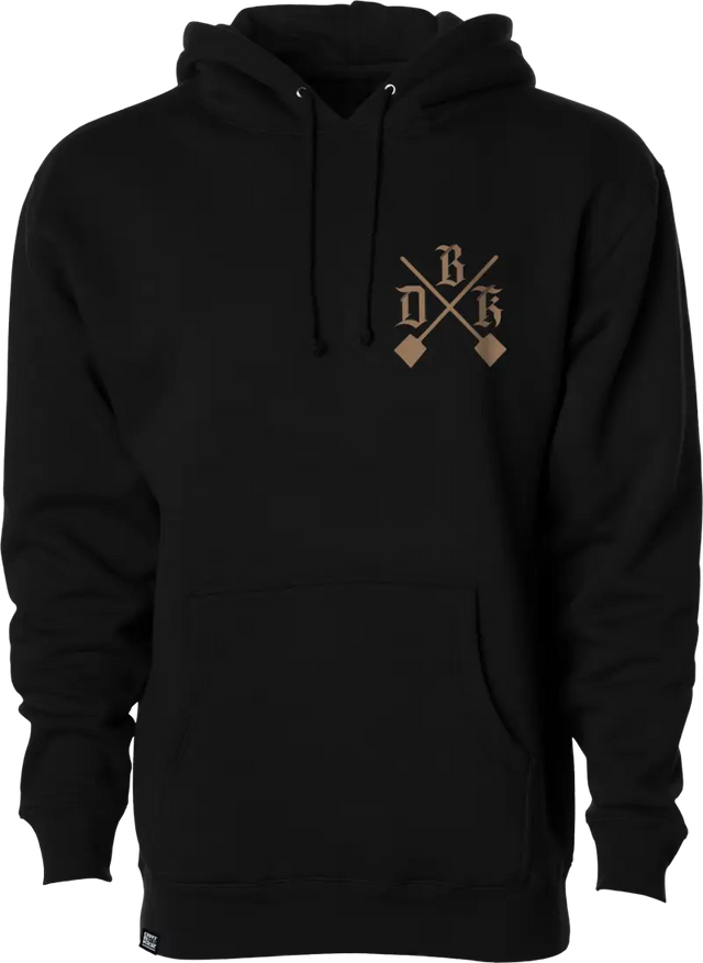 Camo Shovels Hoodie Black Sm - DBK