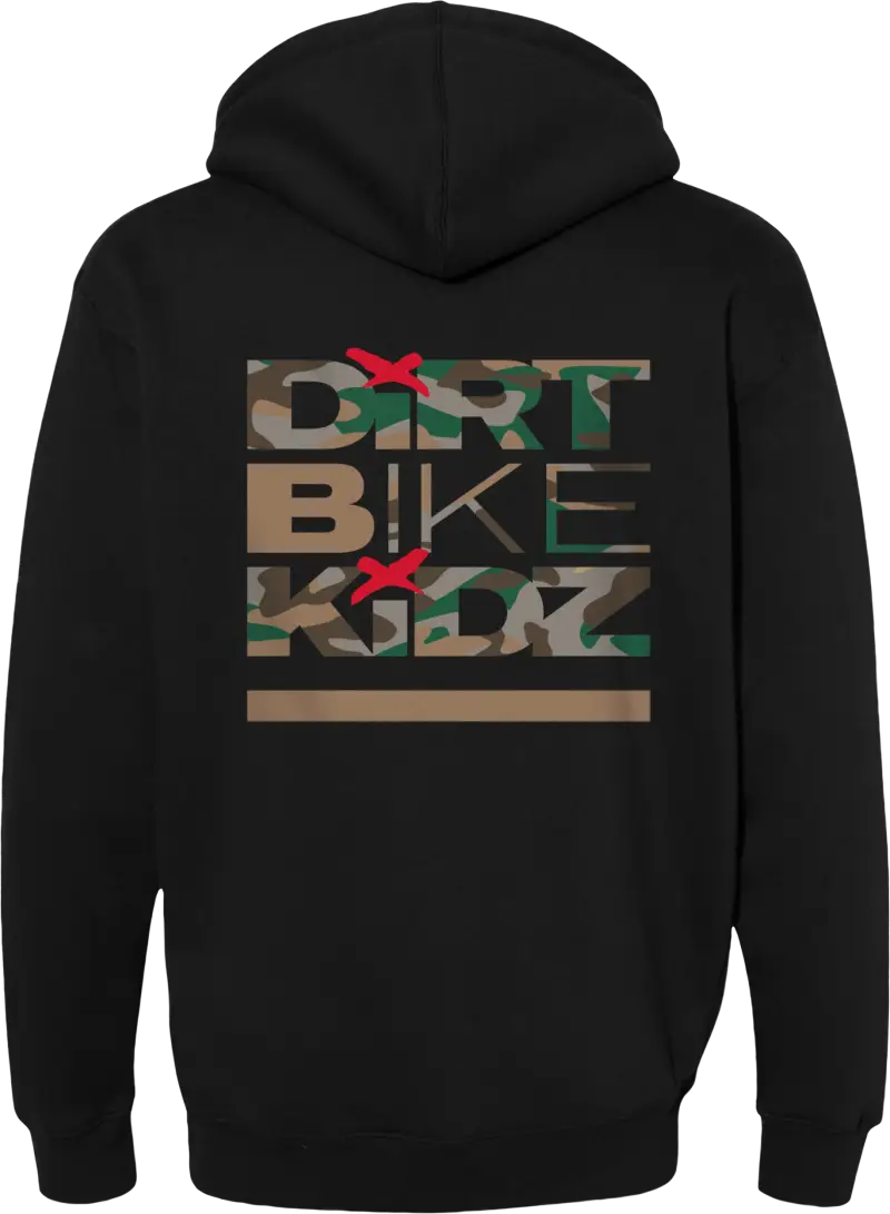 Camo Shovels Hoodie Black Sm - DBK