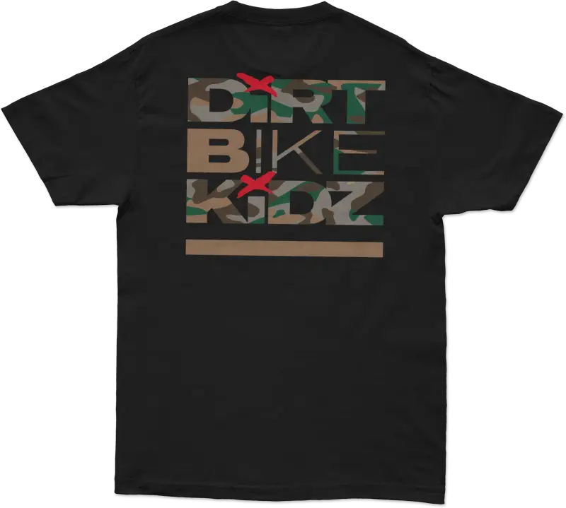 Camo Shovels Tee Black 2x - DBK