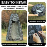 Rhino USA Popup Privacy Tent - Camo - Rhino USA