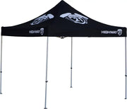 CAN10X10A-CUSTOMH21 Aluminum Canopy Black 10'x10' 