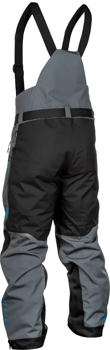 Carbon Bib Grey/Blue Lg - FLY RACING