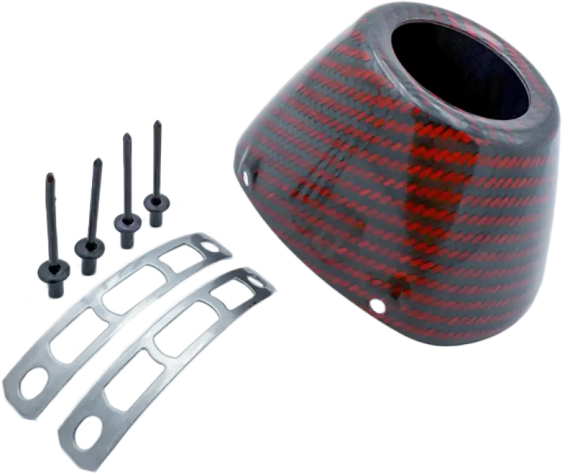 Carbon Cap 4.1 New Style Red Carbon - FMF