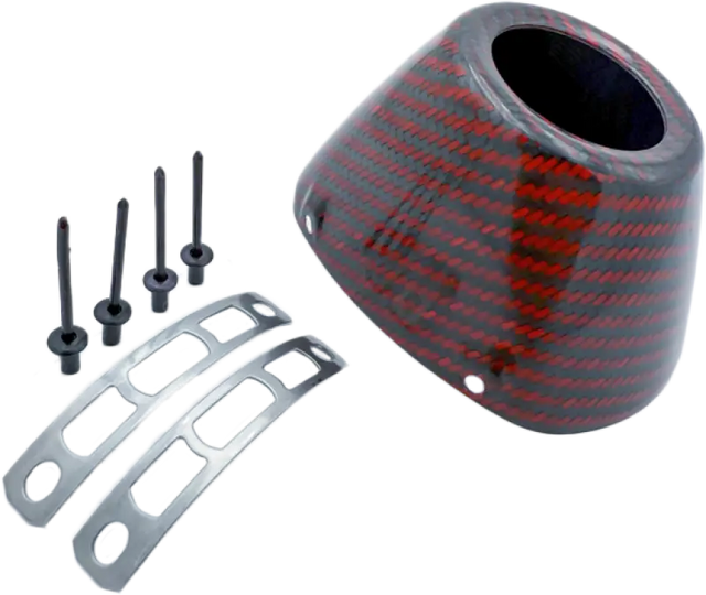 Carbon Cap 4.1 New Style Red Carbon - FMF
