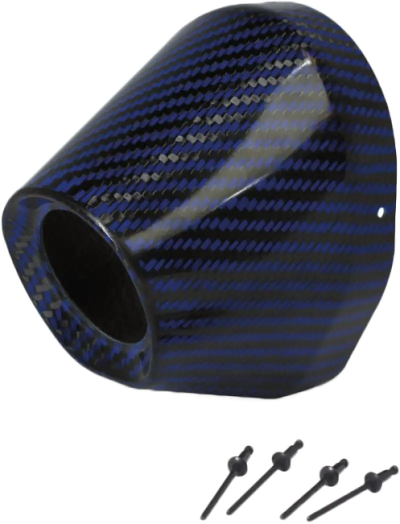 Carbon End Cap Blue 1 3/4" I.D. - PRO CIRCUIT