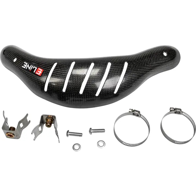 E-LINE ACCESSORIES Carbon Fiber Heat Shields Hus/Ktm