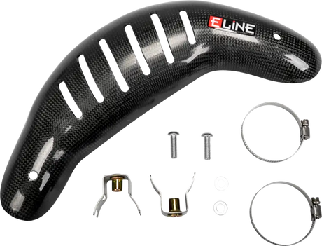 E-LINE ACCESSORIES Carbon Fiber Heat Shields Hus/Ktm