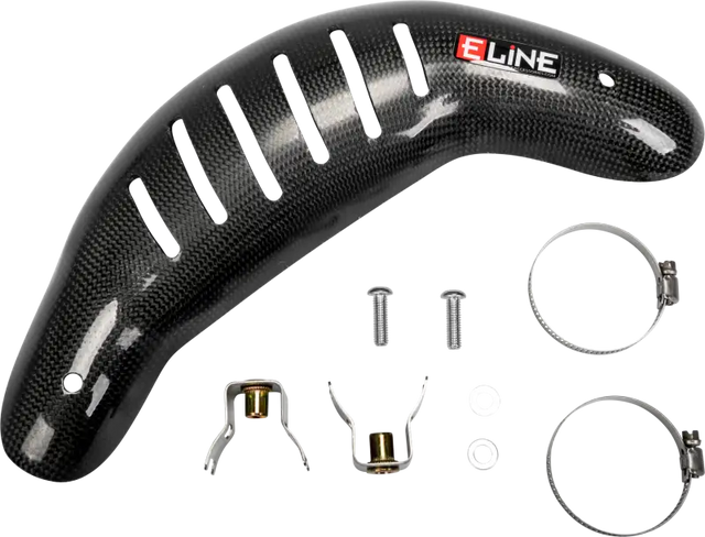 E-LINE ACCESSORIES Carbon Fiber Heat Shields Hus/Ktm