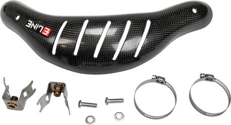 E-LINE ACCESSORIES Carbon Fiber Heat Shields Hus/Ktm