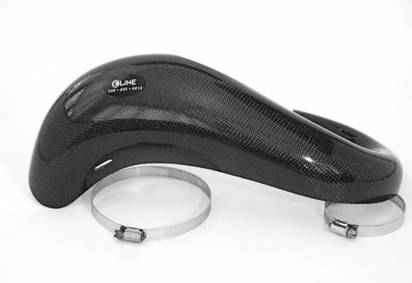 Carbon Fiber Pipe Guards Beta - Powersports