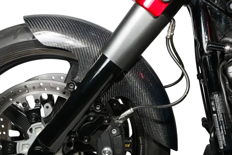Carbon Fiber Shorty Fender Front 19’’ Flh 14 22 - Powersports