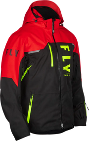 Carbon Jacket Black/Red Sm - FLY RACING