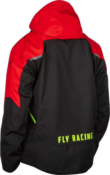 Carbon Jacket Black/Red Md - FLY RACING