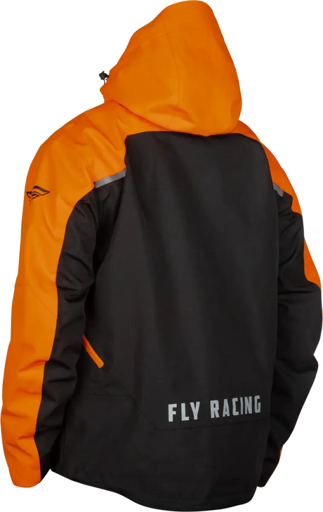 Carbon Jacket Black/Orange Sm - FLY RACING