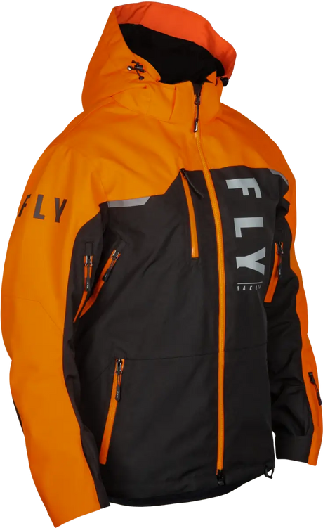 Carbon Jacket Black/Orange Sm - FLY RACING