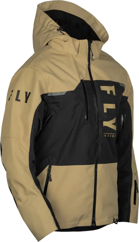 Carbon Jacket Black/Tan Sm - FLY RACING