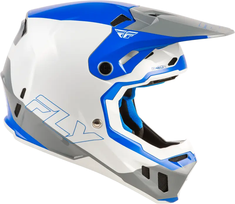 Formula Cc Glide Helmet Blue/Light Grey/Grey Lg - FLY RACING