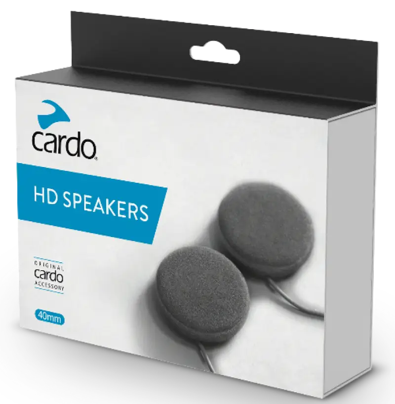 Cardo HD speakers packaging for Cardo ACC00014 40mm Speakers Accessory