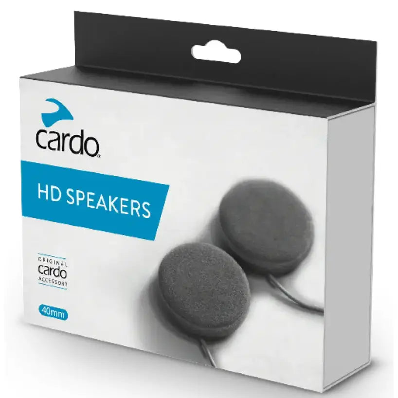 Cardo HD speakers packaging for Cardo ACC00014 40mm Speakers Accessory