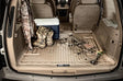 Tan cargo area liner in Black rubber fits behind 2nd seat for extra protection