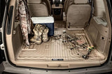 Tan cargo area liner in Black rubber fits behind 2nd seat for extra protection
