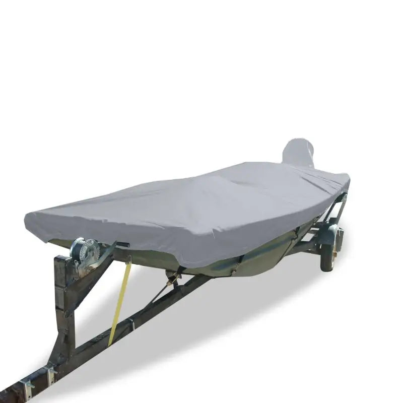 Carver 74203P-10 Boat Cover Oj-16 N O/B Pg Gray