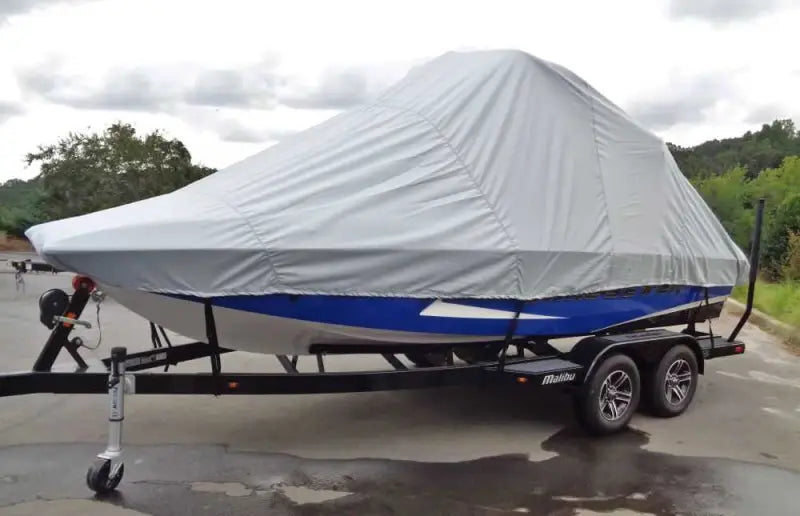 Carver 82121P-10 Boat Cover Wotc-21 I/B Twr Pg Gray