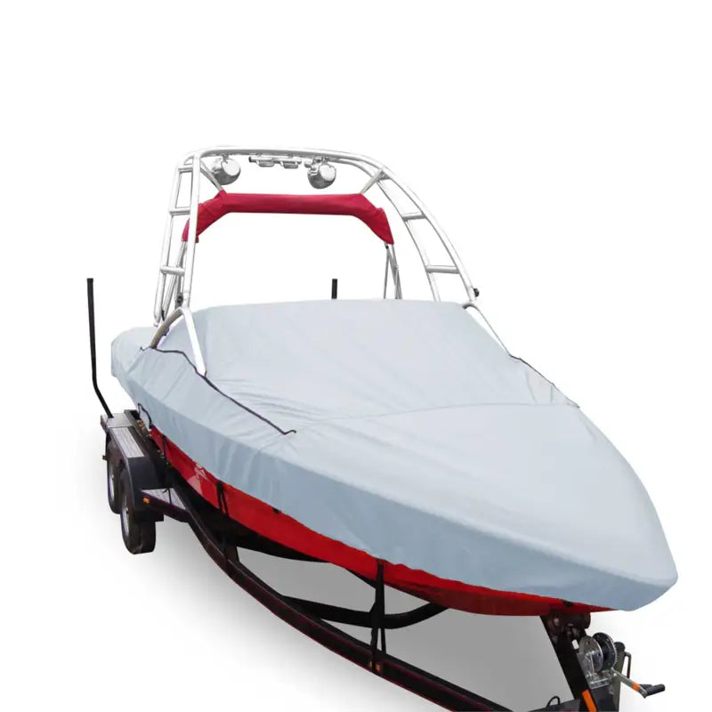 Carver 97119P-10 Boat Cover Vst-19 I/O Twr Pg Gray