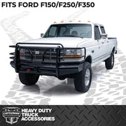 Cattleman Two Vertical Center Protection Bars Bumper 2325P - Front Replacement