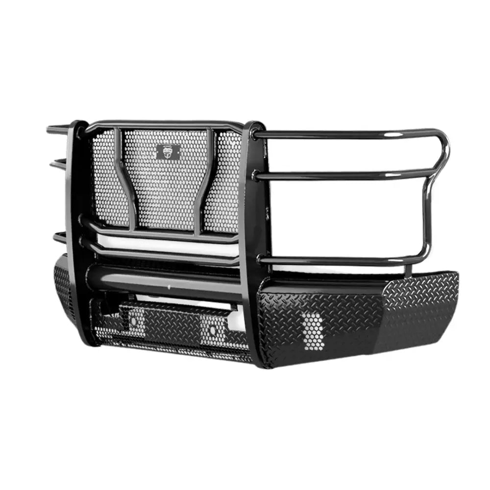Cattleman Two Vertical Center Protection Bars Bumper 2365P - Front Replacement