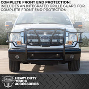 Cattleman Two Vertical Center Protection Bars Bumper 2369P - Front Replacement