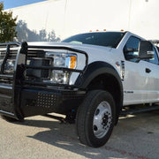 Cattleman Two Vertical Center Protection Bars Bumper 2369PW - Front Replacement Winch
