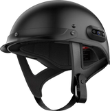 Cavalry 2 Half Helmet Matte Black Md offers advanced wireless communication with sleek, modern design for riders.