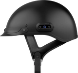 Cavalry 2 Half Helmet Matte Black Md features advanced mesh intercom technology for seamless communication.
