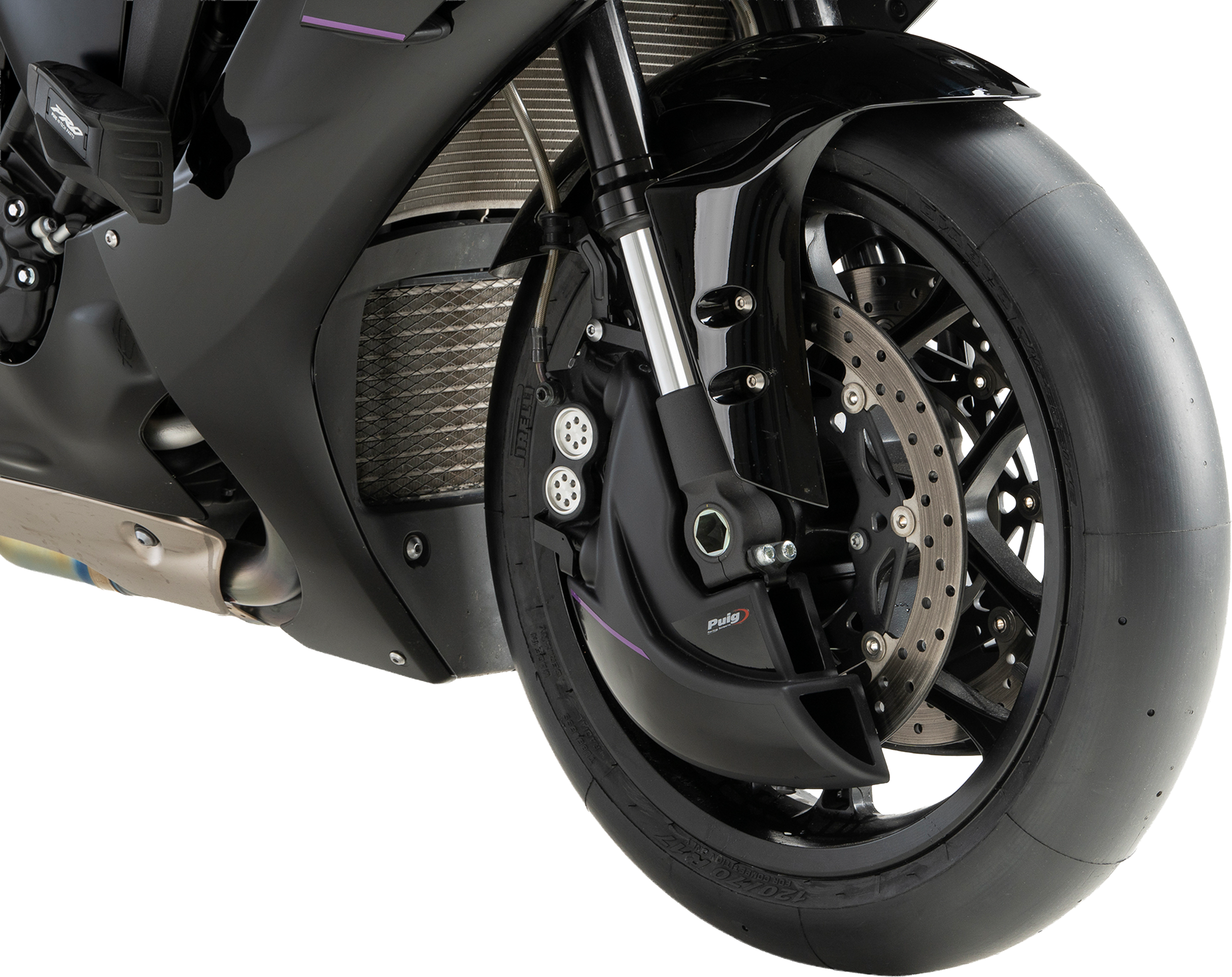 Puig Brake Cooler 21453J - Matte Black