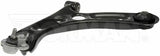 Black metal control arm with ball joint for CB60413PR Dorman Control Arm vehicle