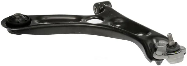 Black CB60414PR Dorman control arm with silver hardware and curved design for suspension support