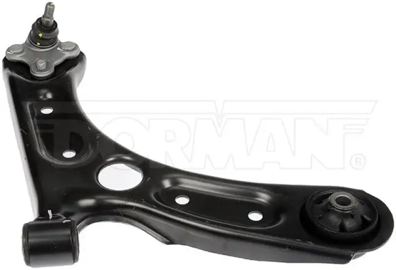 Black CB60414PR Dorman control arm with silver hardware for auto suspension systems