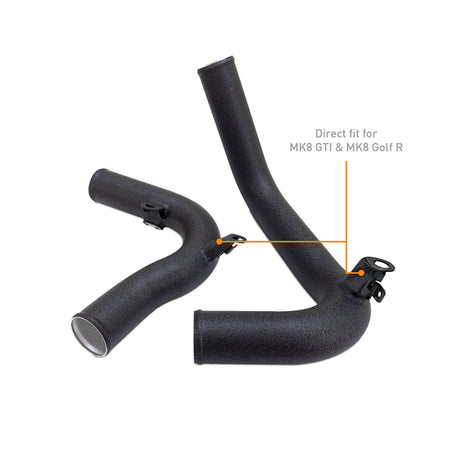 Mishimoto 22+ Volkswagen GTI MK8 (MQB) Intercooler Pipe Kit Black - Mishimoto