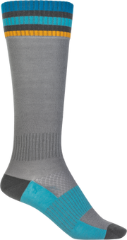 Mx Socks Thin Grey Lg/Xl
